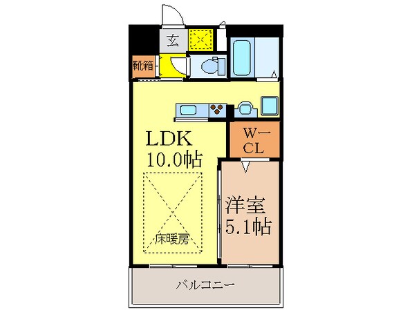 第２１関根マンションの物件間取画像